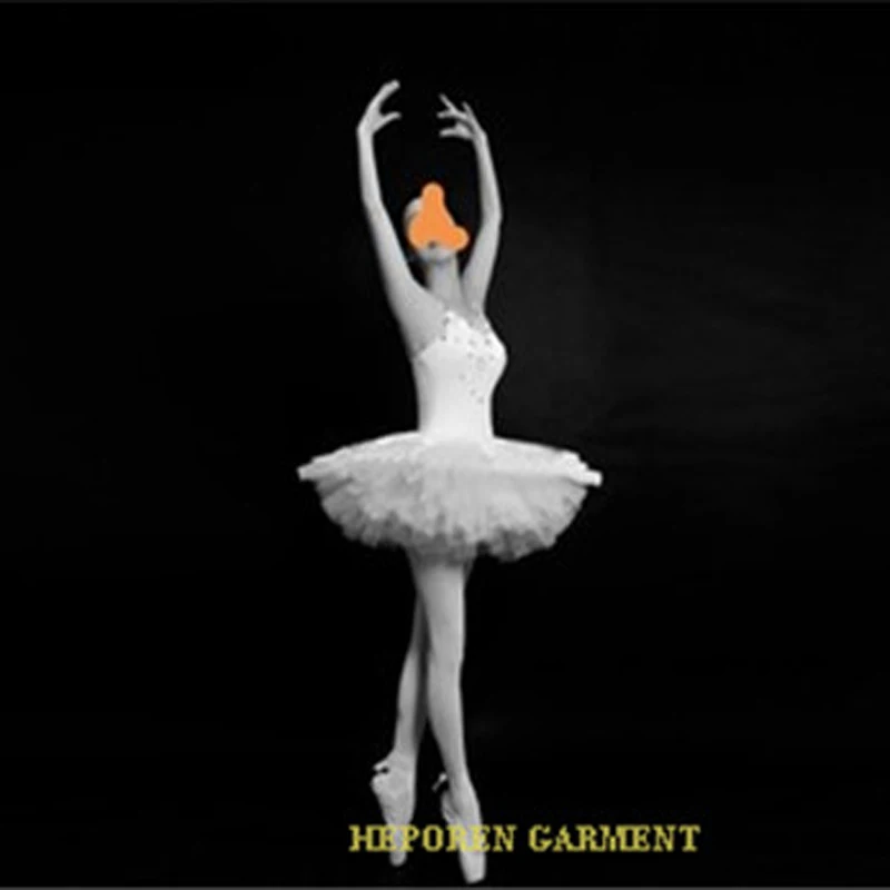 Белый цветочный балерина блинчик лебедь озеро балетный костюм красивая Спящая с