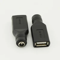 usb female to 5 5mm x 2 1mm female dc power converter charger adapter connector 8 88 charger adapter computer accessories