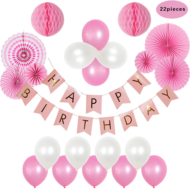 1 Набор фоновые украшения для детского дня рождения воздушный шар + Складные