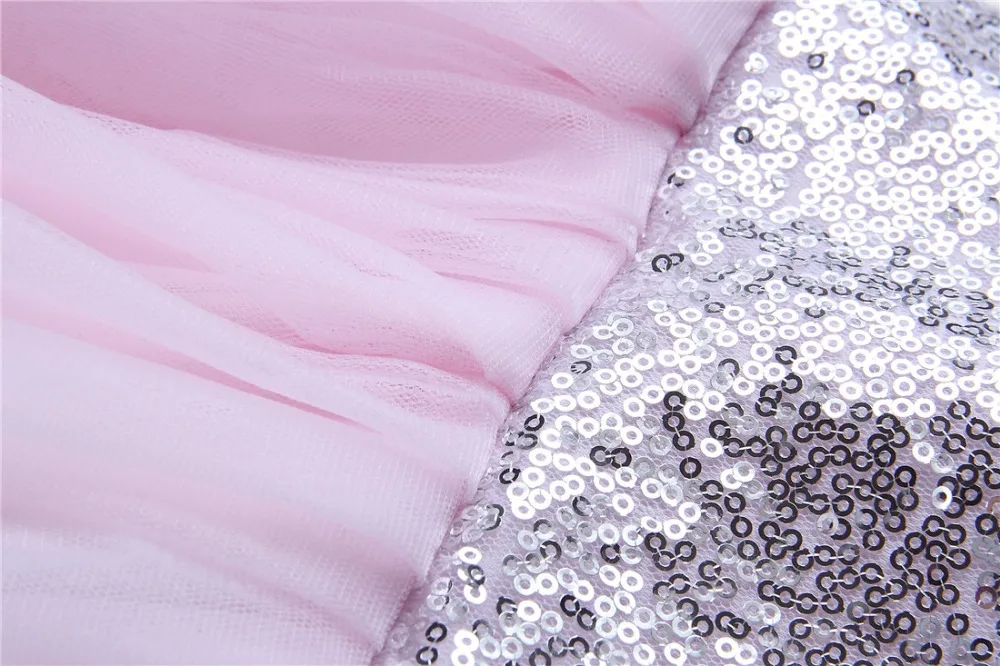 Блестящее Тюлевое платье для маленьких девочек модель крещения первого года