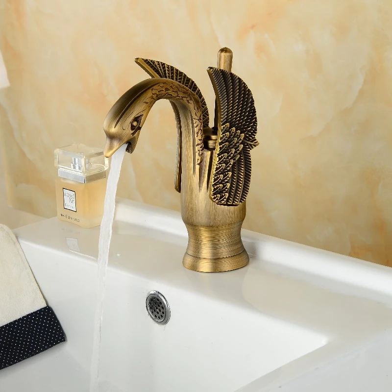 Смесители для умывальника новые Лебедь Кран арки Дизайн Роскошные мыть
