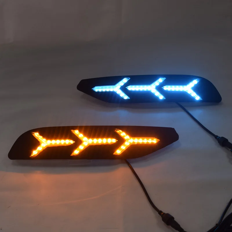 QINYI светодиодные противотуманные фары светильник для Защитные чехлы сидений