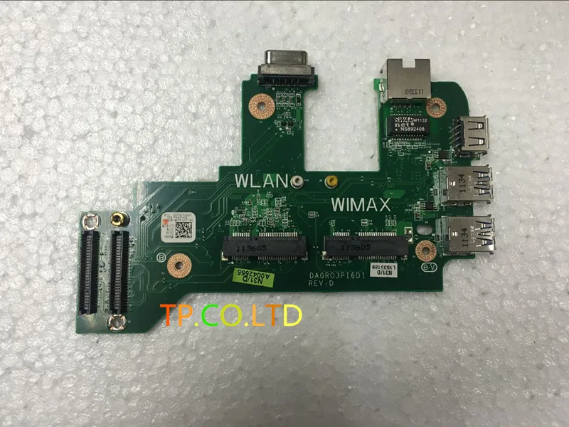 Новинка для DELL 17R N7110 V3750 USB VGA Ethernet WLAN плата 00NVJ4 0NVJ4 DA0RO3PI6D1|Компьютерные кабели и