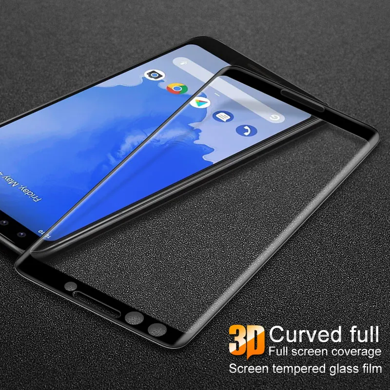 Original IMAK Anti-Explosion 3D Curved Full Cover Tempered Glass For Google Pixel 3 Screen Protector for Goodle XL | Мобильные