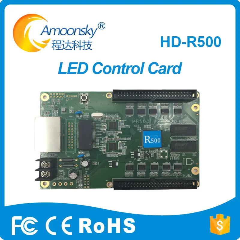 HD R500 светодиодный приемная карта RGB дисплей управления работа с C10 C30 A30 + 602 603|work