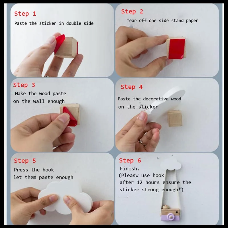 Нордическая декоративная настенная вешалка для детской комнаты крючки одежды