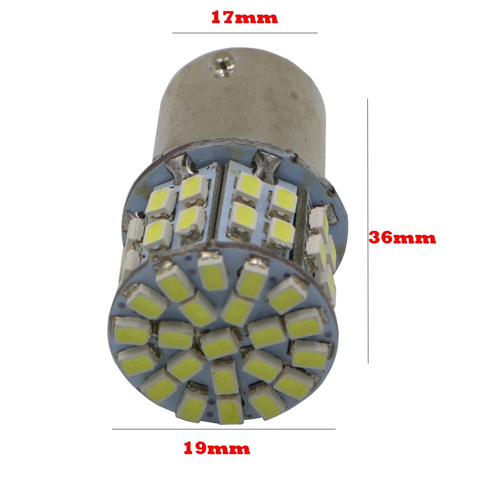 YSY 2 шт. светодиодные тормозные лампы белого и красного цвета BA15S R5W 1156 P21W 1206 3020 50SMD