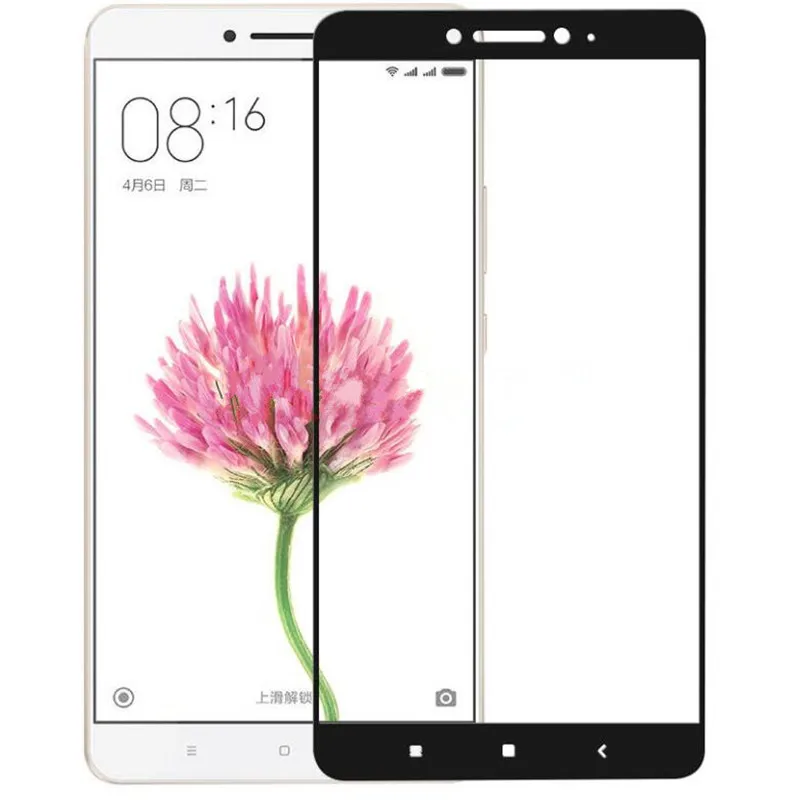 Ультратонкое закаленное стекло Soultz для Xiaomi MI Max 2 полное покрытие защита экрана 9 H