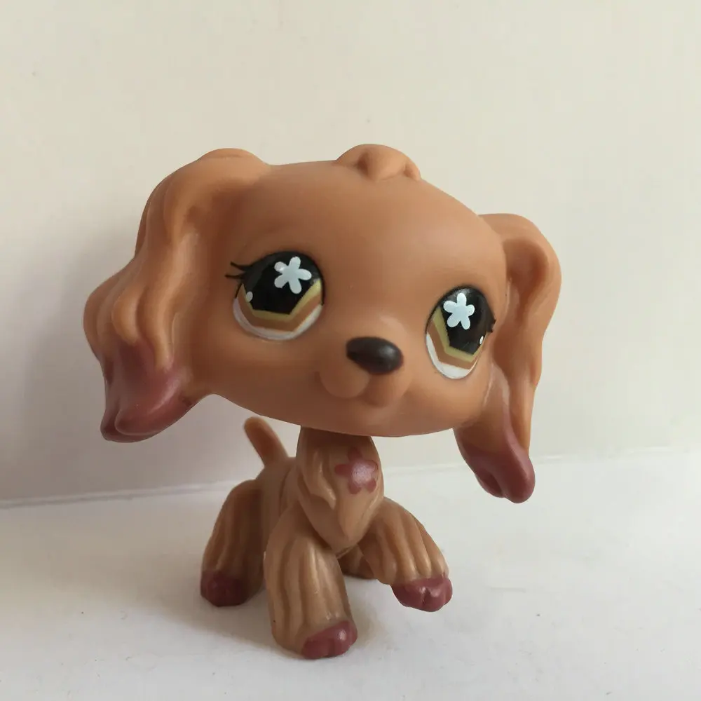 Милый питомец спаниель собака ребенок девочка мальчик фигура Littlest игрушки