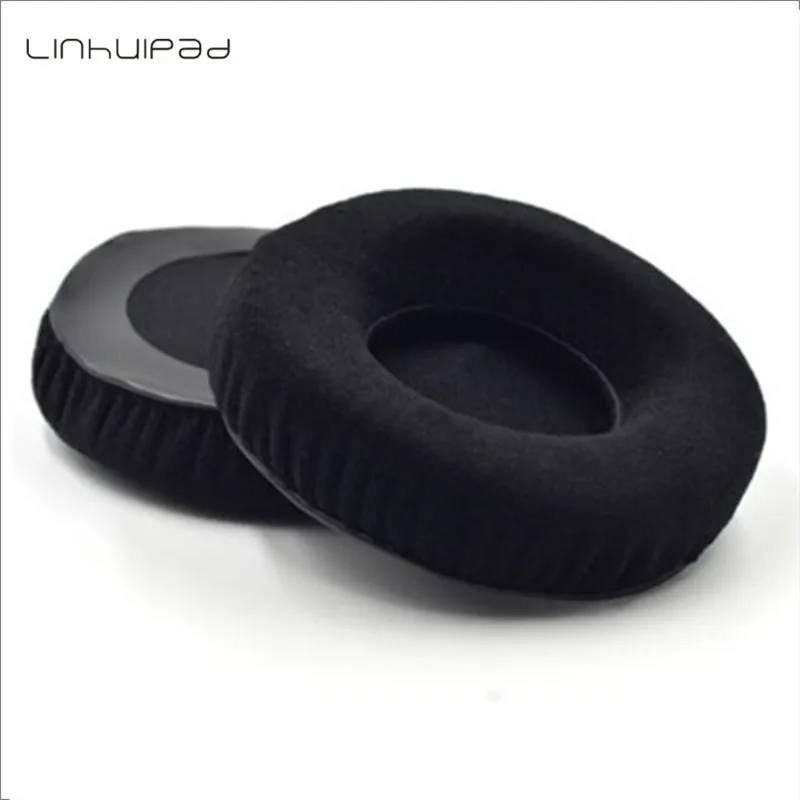 Linhuipad 10 шт. 90 мм велюровая замшевая подушка для наушников HD205 HD225 HD215 PIONEER HDJ2000 HDJ1000