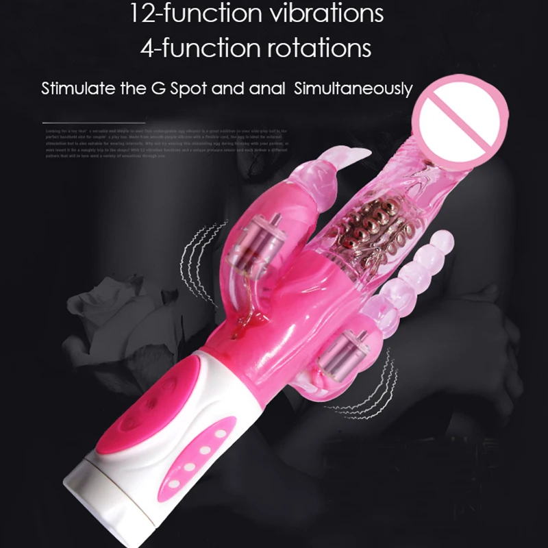 Фаллоимитатор двойной вибратор анальные игрушки G Spot вибраторы для женщин
