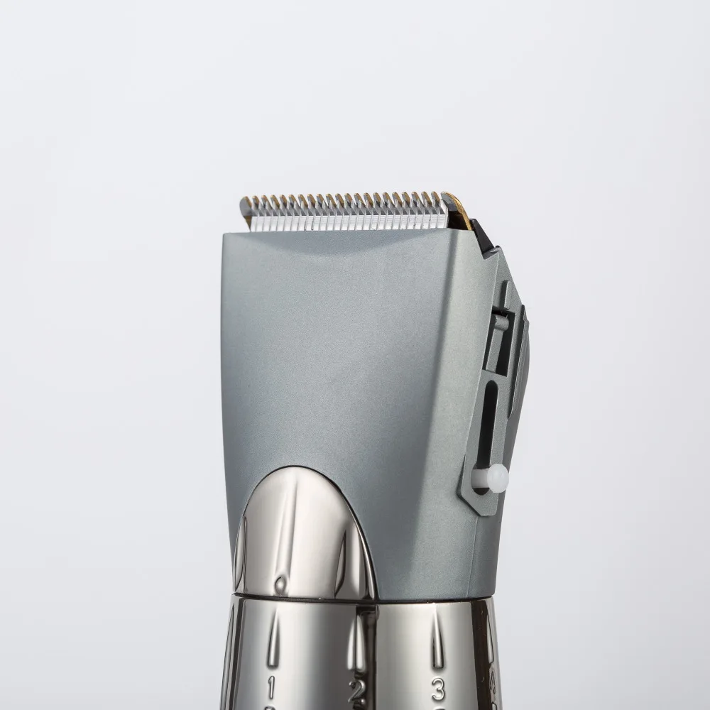 Мужской Регулируемый перезаряжаемый электрический триммер для волос kemei машинка