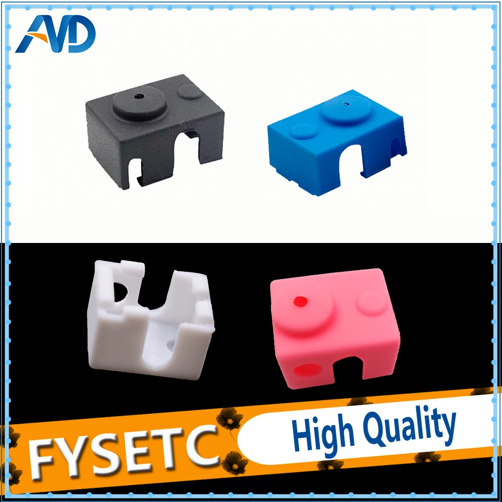 3pcs/lot V6 Silicone Sock 3D Printer Support PT100 Original /non-Official J-head 1.75/3.0mm Heated Block Extruder | Компьютеры и офис
