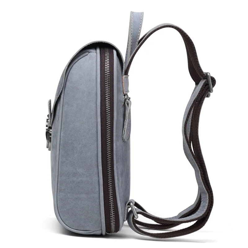 Женский рюкзак из натуральной кожи винтажный Повседневный дорожный Crazy Horse