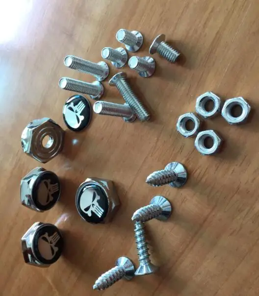 Черные глаза Высокое качество авто из нержавеющей стали автомобиля Номерные