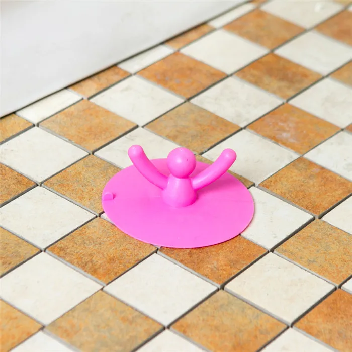 Cartoon Shape Water tank Filter Cover Silicone Sewer Drains Shower Drain Hole Trap Bathroom Accessories Sets | Дом и сад