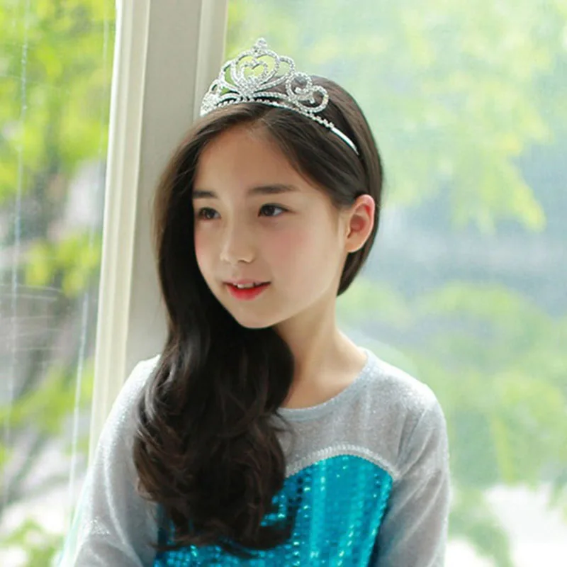 Роскошные с блестящими кристаллами для волос корона принцессы диадема и короны