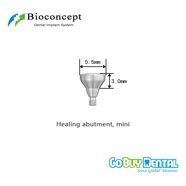 Osstem TSIII&ampHiossen ETIII Compatible Bioconcept Hex Mini healing abutment D5.5mm height 3mm(323310) | Красота и здоровье