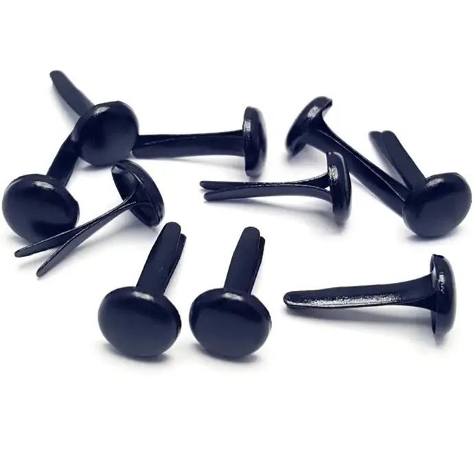 3000 шт. 8 мм черные Серебряные Золотые разноцветные белые Скрапбукинг брадсы