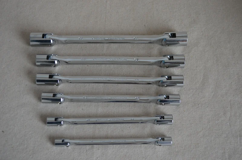 New 1pcs 10*11mm Double End Socket Wrench tools Adjustable Spanner 40CR | Инструменты