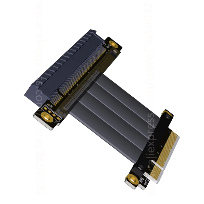 PCIe 3 0x8 до x16 кабель подъемника 64G/bps PCI E 8x 16x 1U 2U расширитель для NVIDIA GTX1080Ti GTX1070 GTX1060 1050