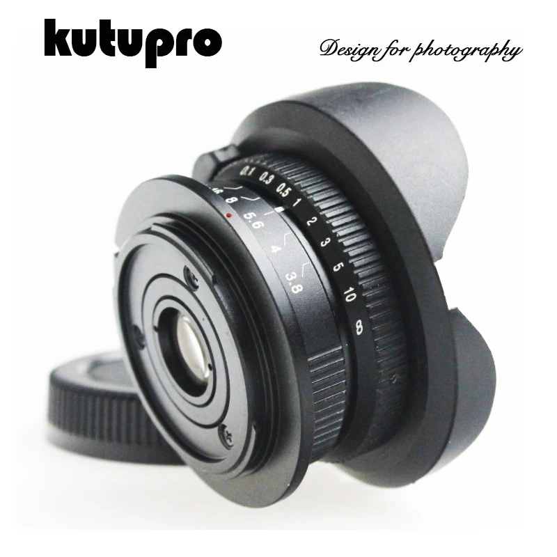 Kutupro 7 5 мм F/2 8 камера Рыбий глаз объектив 180 градусов многослойное покрытие для Sony E