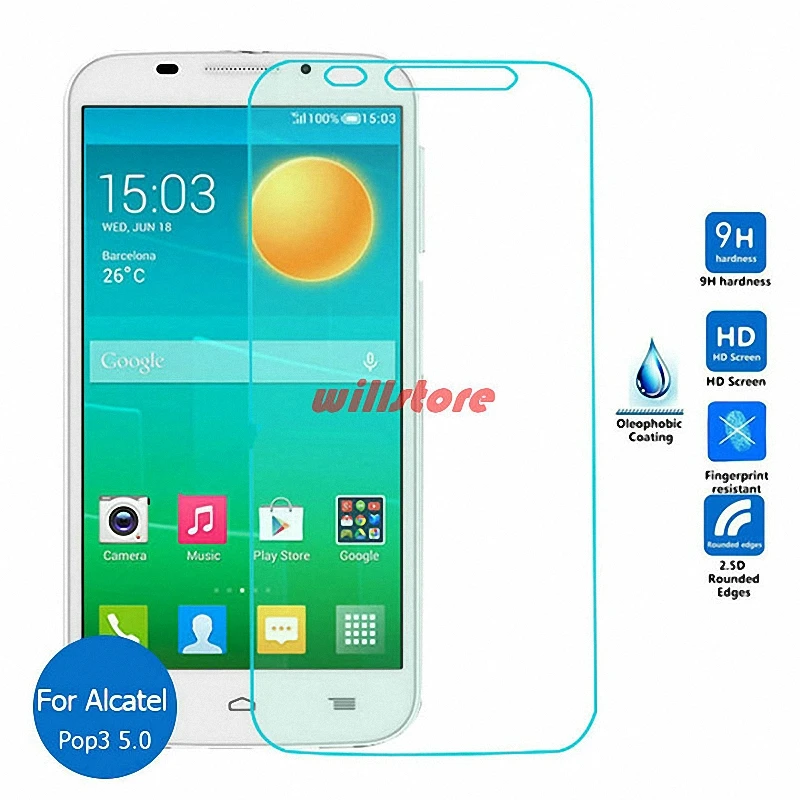 Закаленное стекло для Alcatel One Touch Pop 3 5 3G OT 5015X 5015A 5015E 5015D 5016A 5016J 0 дюйма|glass screen|tempered glass