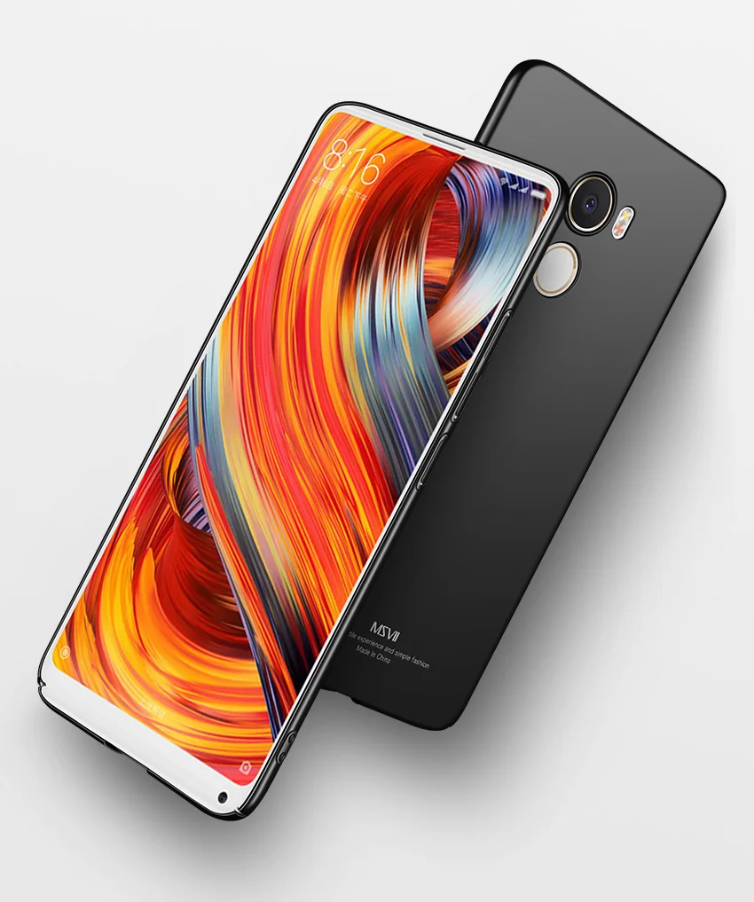 Msvii для сяо Mi Mix 2 Чехол Для Сяо Mi Mix 2 Чехол Ультра тонкий полная защита ПК матовый Жесткий Защитный чехол для Mix2