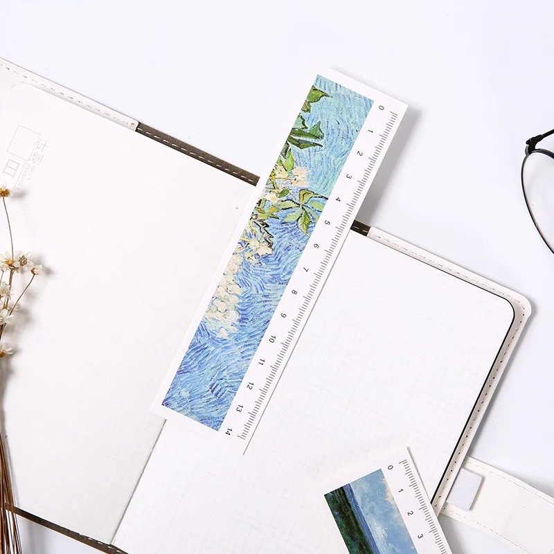 6 компл./лот Ван Гог картина искусства закладки Винтаж маслом Memo карты страница