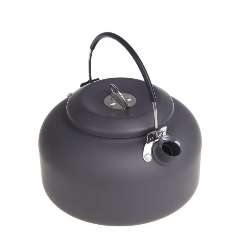 ALOCS Открытый чайник Кемпинг Пикник воды кофе горшок 1.4L Алюминиевый кемпинг стол