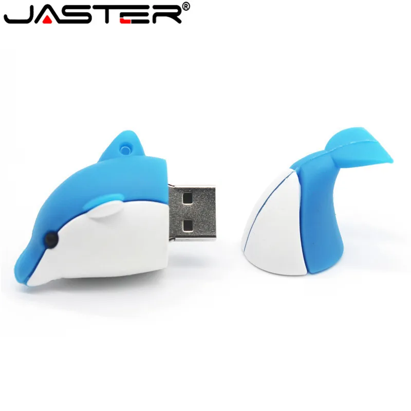 Usb флеш накопитель JASTER в виде дельфина 4 ГБ 8 16 32 64 ГБ|usb flash drive 4gb|flash driveusb |