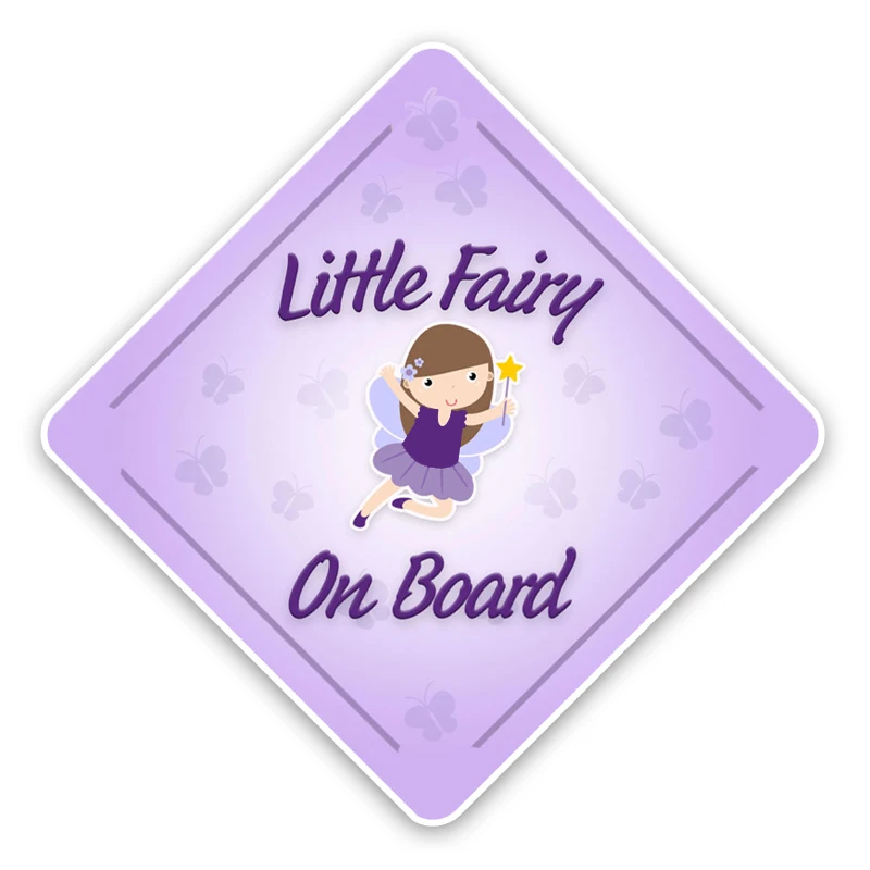YJZT 12.5*12.5CM Safety Caution Sign For Car Sticker Purple Graphic BABY ON BOARD Colored Bumper Window Decoration C1-5685 | Автомобили и