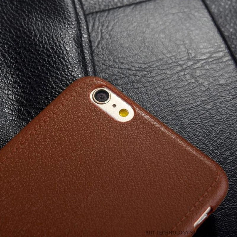 Ultra Thin Phone Cases For iPhone 5 5S SE 6 6s 7 8 Plus X 10 Cover Leather Skin Soft TPU Silicone Case 6S |