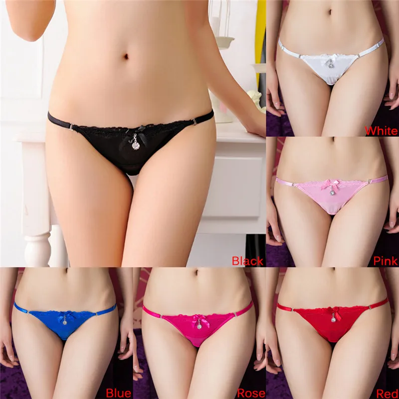 Women Ladies Sexy Thongs G-string V-string Panties Underwear Knickers Lingerie 6 Colors | Женская одежда