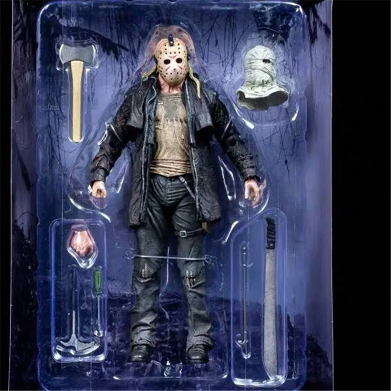Экшн фигурки из ПВХ NECA Jason вурхи новинка 7 дюймов переделка пятницы 13 го Джейсона