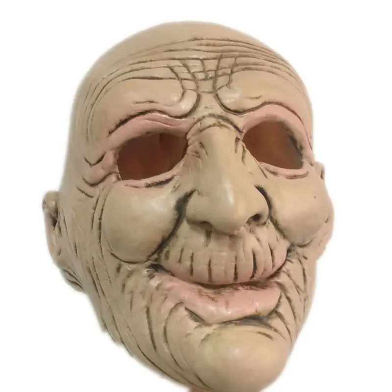 Латексная Маска для взрослых забавные смайлики Хэллоуина взрослых|old man latex mask|mask
