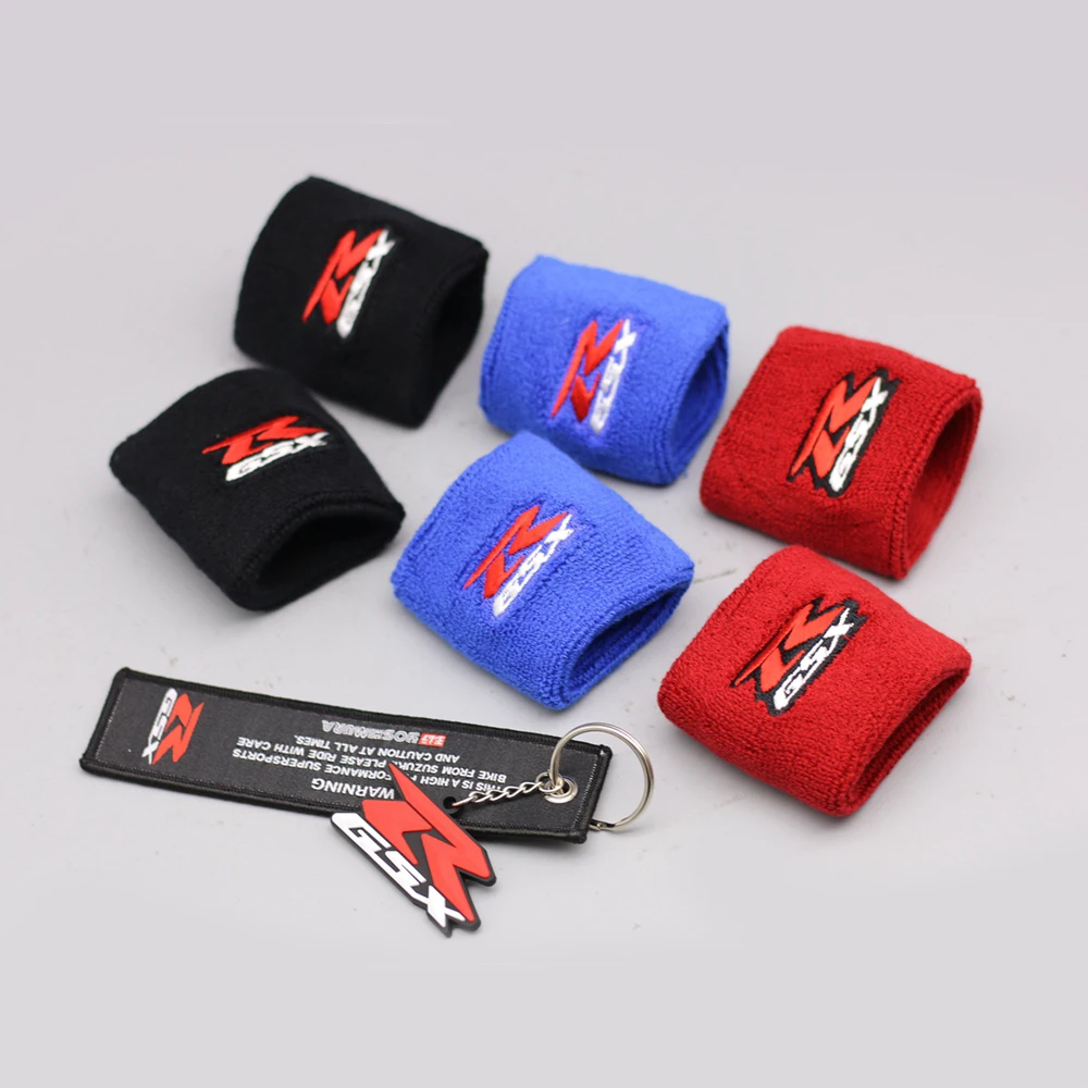 

Universal Motorcycle Brake Fluid Reservoir Clutch Tank Oil Cup Cover Socks For Suzuki GSXR 600 750 1000 all years