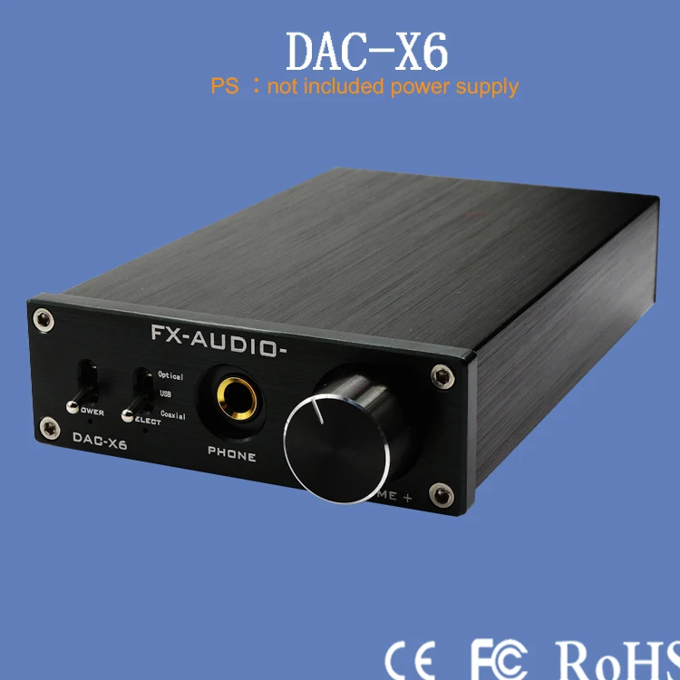 Fx-audio DAC-X6 HiFi 2.0 цифровой цап входного USB / коаксиальный оптический выход RCA