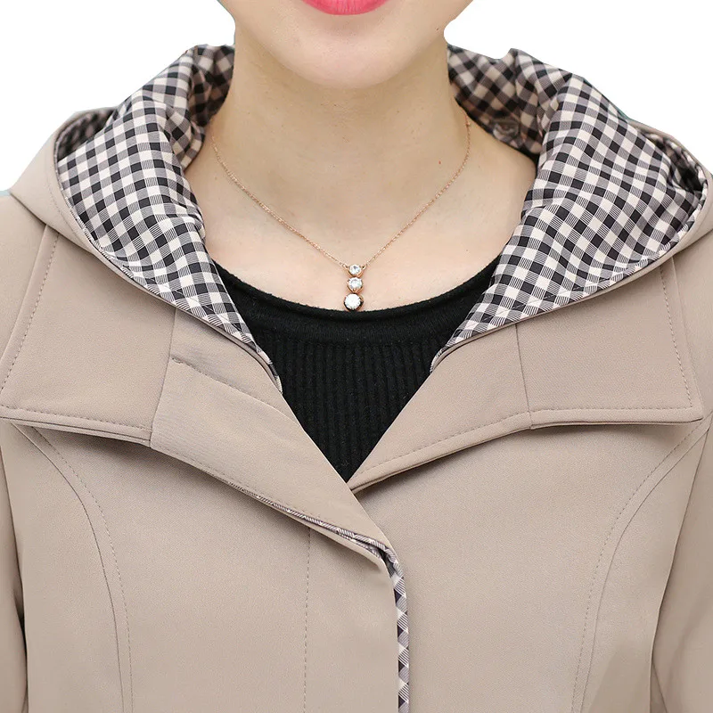 Новинка весенний Женский Тренч костюм для матери среднего возраста повседневные