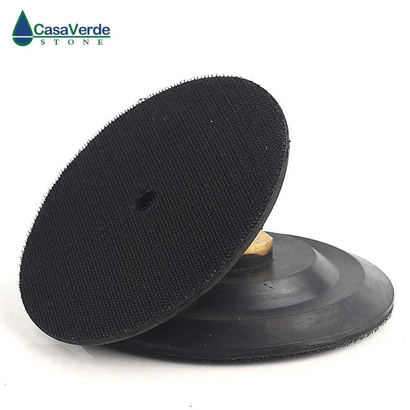

Free shipping 5 inch rubber backer pad 125mm M14 or 5/8-11 thread for diamond polishing pads