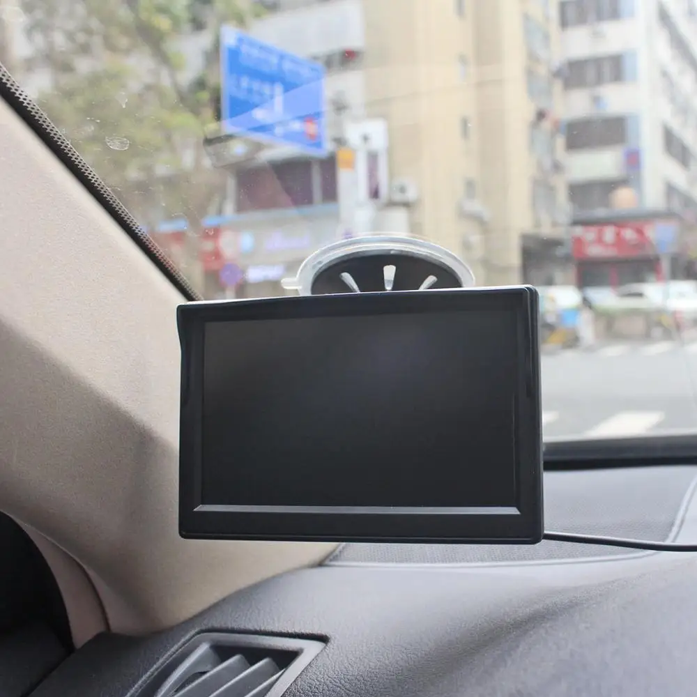 DIYSECUR 5 &quotTFT lcd резервный автомобильный монитор заднего вида с присоской как RCA так