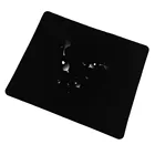 Прямая поставка 22*18 см Универсальный черный тонкий квадратный игровой коврик для мыши Коврик для мыши Muismat для ноутбука ПК компьютера планшета