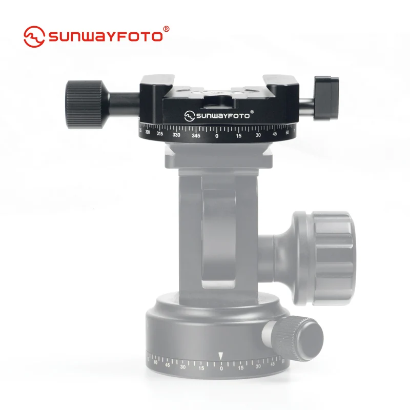 SUNWAYFOTO DDH-07N Tripod Head Quick Release Clamp  for DSLR   BallHead Panoramic panning Release Clamp without Arca Plate enlarge