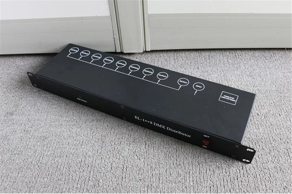 DMX512 дистрибьютор усилитель 8 way Splitter Stage светильник dmx dj оборудование сценического