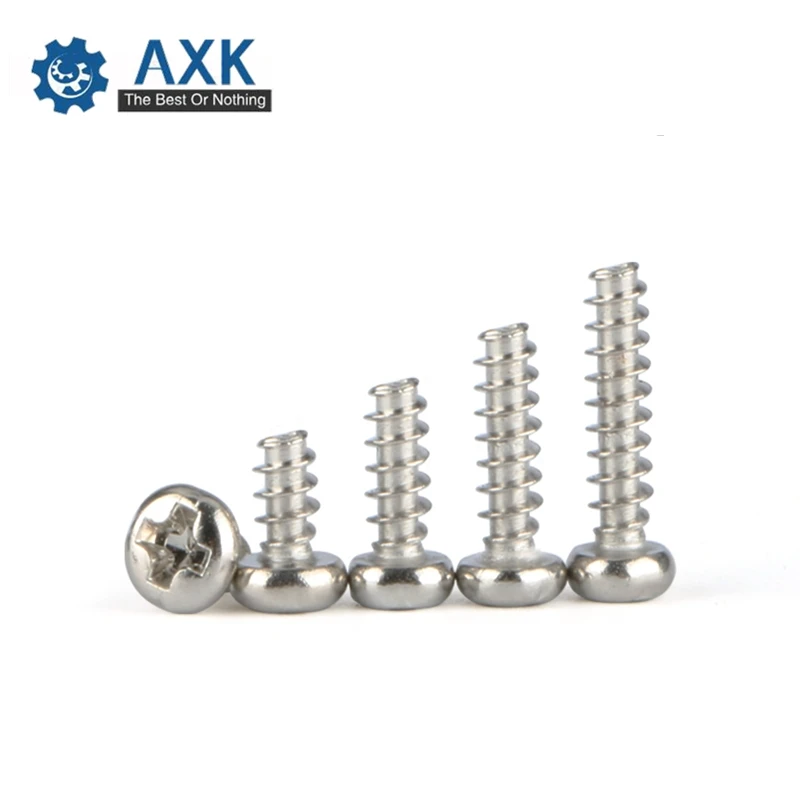 Philips Machine Screw 1000pcs/lot M1.6*2/3/4/5/6/7/8/10/12 Phillips Stainless Steel Stainlness High Quality Service Electrical |