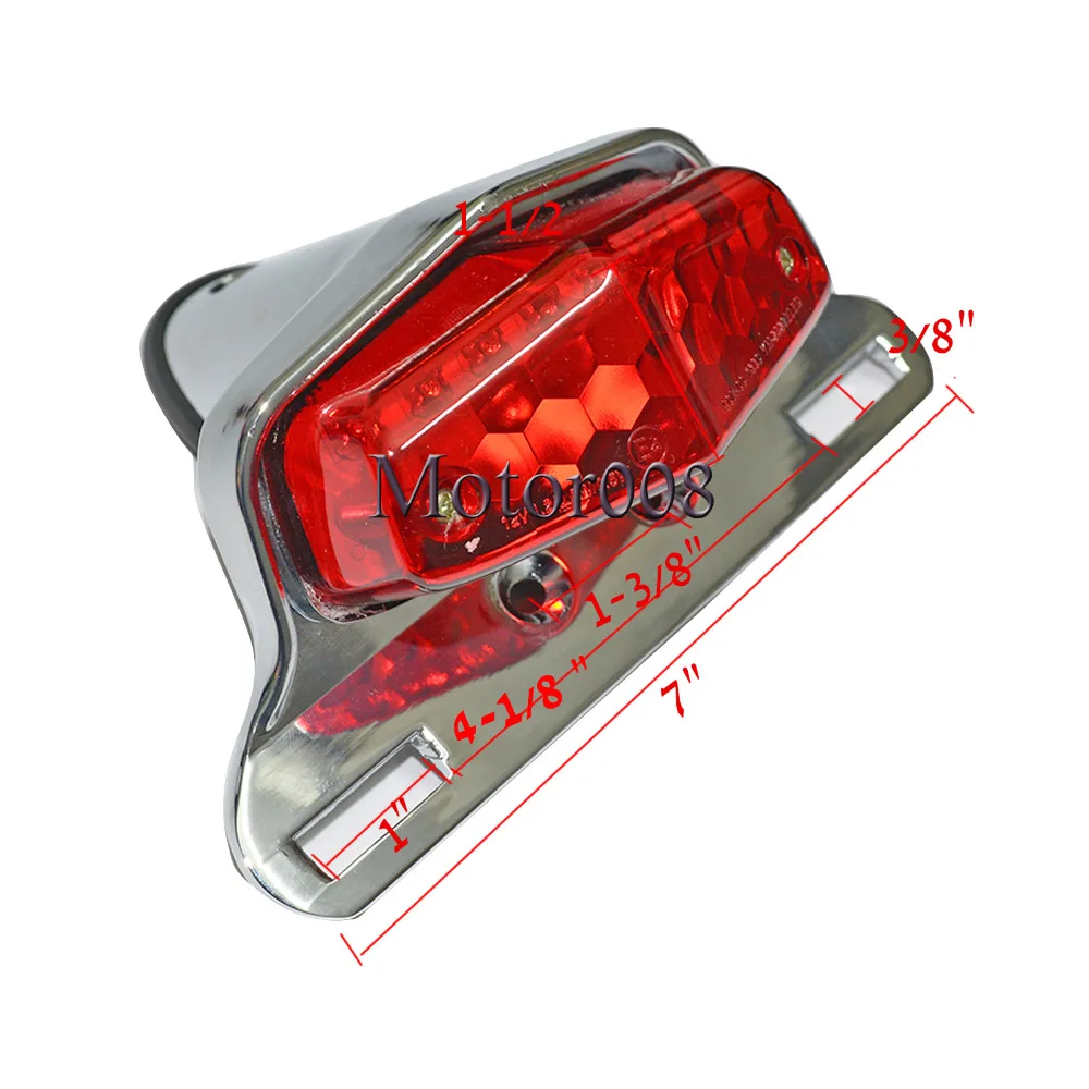 Светодиодсветодиодный подсветка для мотоцикла в виде Лукаса Harley Triumph Cafe Racer Vintage