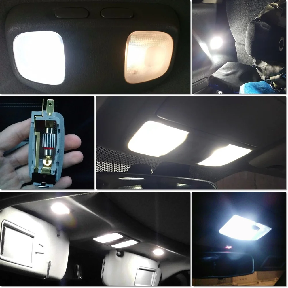 10x41 мм 42 1 72 &quotсветодиодный гирлянда Лампы для чтения 12V Авто C5W карта лампа
