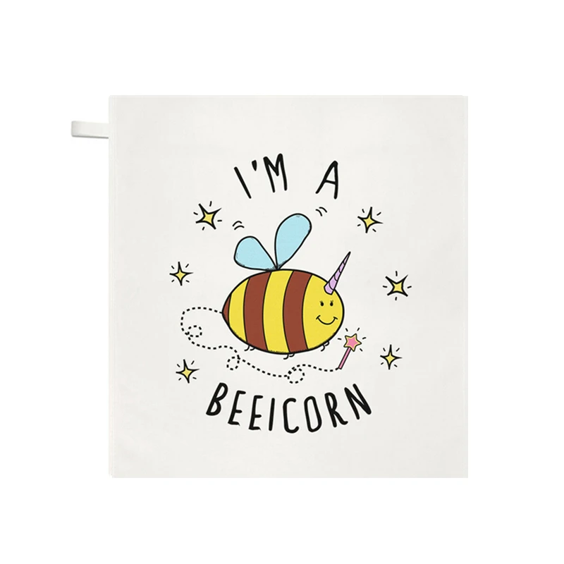 Novelty I'm A Beeicorn Hand Face Towel Unique Custom Unicorn Gift For Girl Birthday