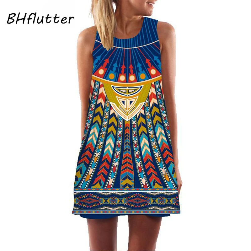 Черное винтажное платье с цветочным принтом от BHflutter лето 2019 модное повседневное