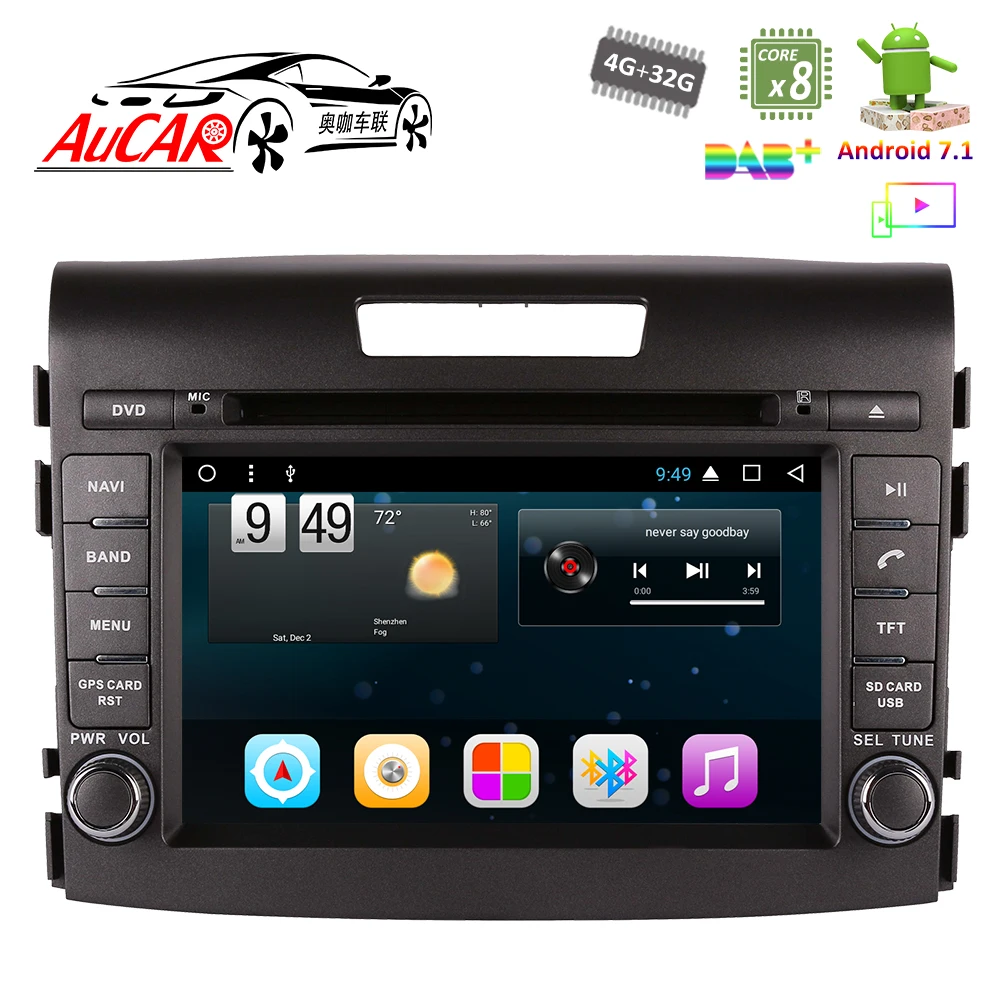 

Touch Screen for Honda CRV GPS 2012 - 2016 7" Car DVD Player Multimedia system HD Bluetooth GPS Radio WIFI 4G Stereo AUX